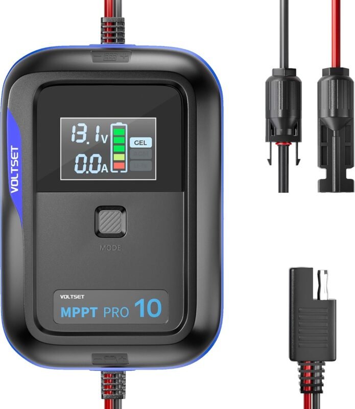 Charge Controller, VoltSet MPPT Charge Controller 10A 12V