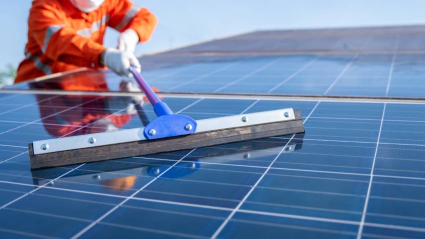 Solar panel maintenance, clean solar panels, solar panel efficiency, maintaining solar panels, solar panel care tips