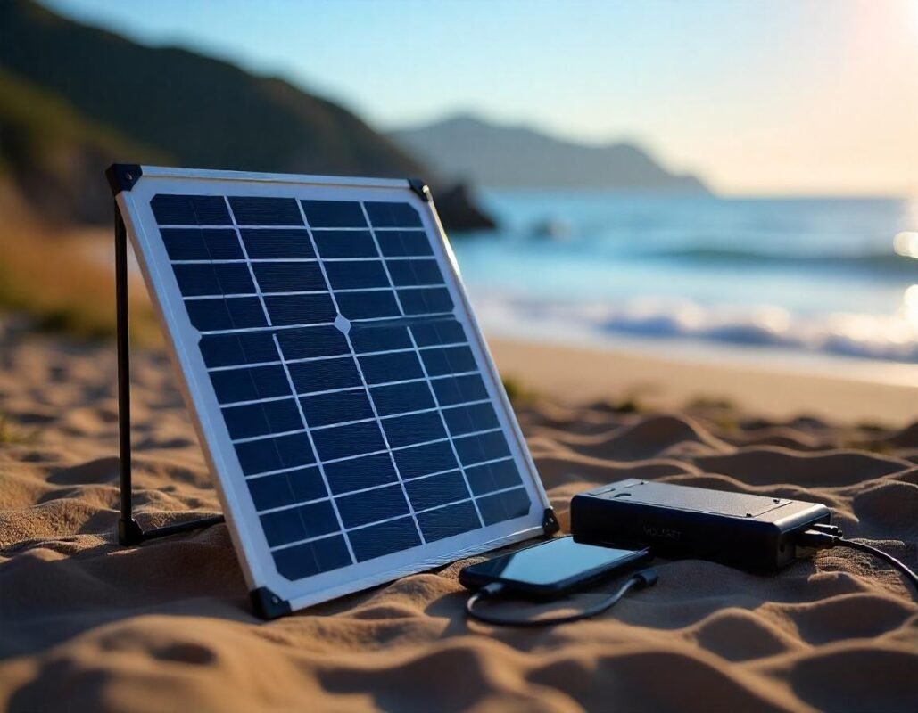 Voltset Solar Panel Kit 50W 24V, Portable Solar Panel Charger, Eco-Friendly, reliable power source