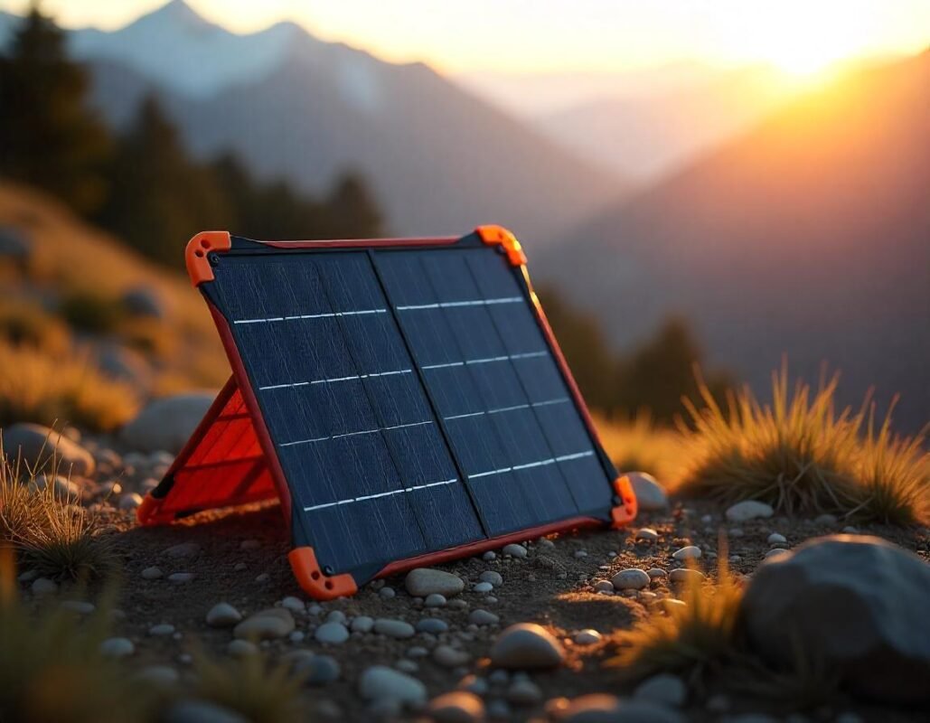 Voltset portable solar panel, 100-Watt 12V, off grid power, renewable energy, eco-friendly lifestyle, solar power solution