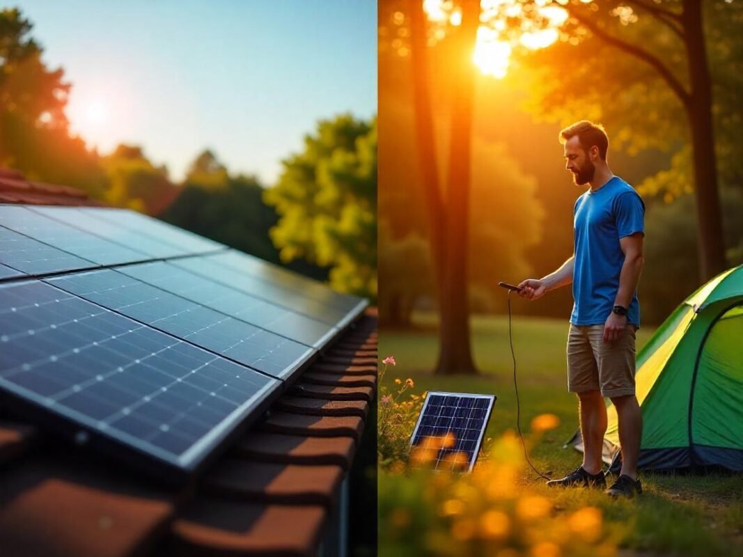 Fixed Solar Panels vs. Portable Solar Panels: Uses, Benefits, and Costs 2 Portable solar panels, solar energy solutions, rooftop solar panels, portable solar power, solar panel costs, solar panel benefits, solar panel uses, fixed solar systems, mobile solar panels, solar panel comparison, eco-friendly energy, solar panel installation, solar panel savings, outdoor solar power, solar panel incentives.
