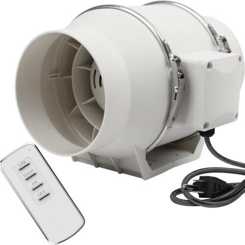 6 Inch Duct Fan with remote controller