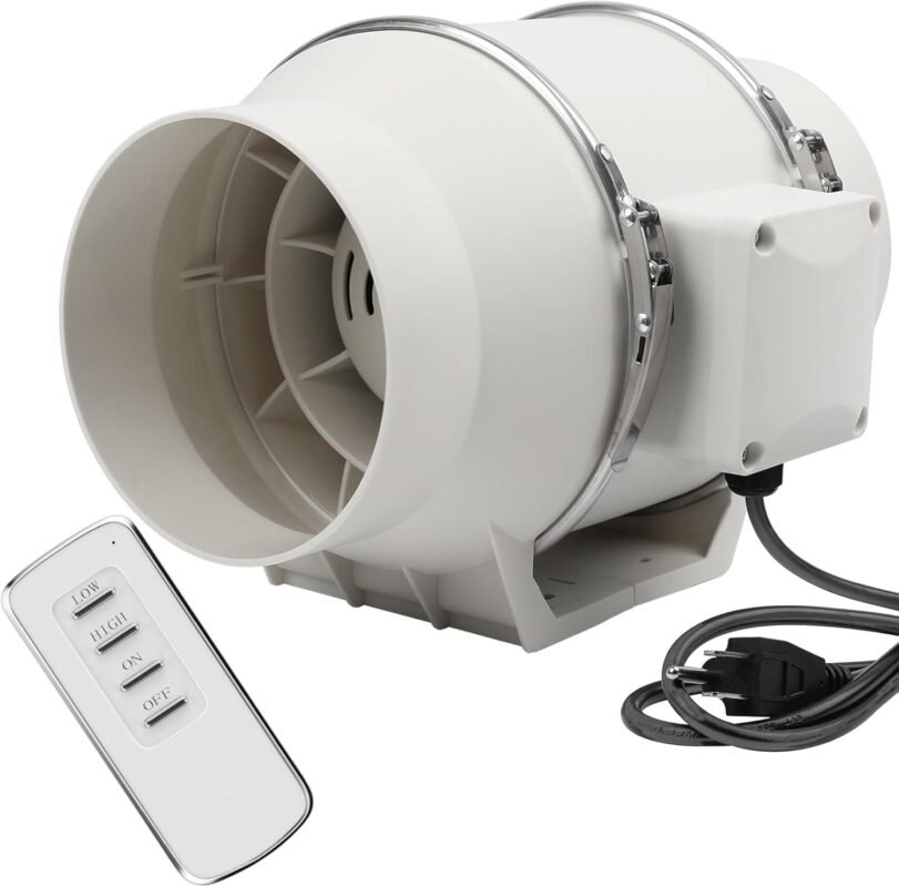 6 Inch Duct Fan with remote controller