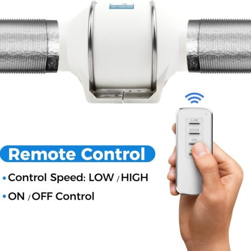 Voltset 4 inch dust fan with controller_1