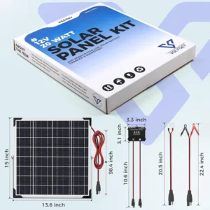 12V Solar Module | A Great Solar Charger | VOLTSET 5 module kit