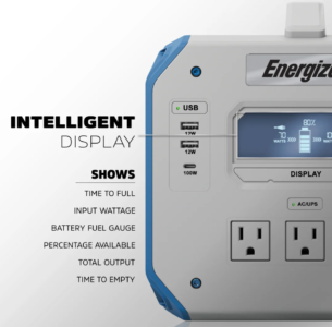 Energizer 1200W Generator and 200W Solar Panel Bundle | VOLTSET 4 1200W Generator and 200W Solar Bundle