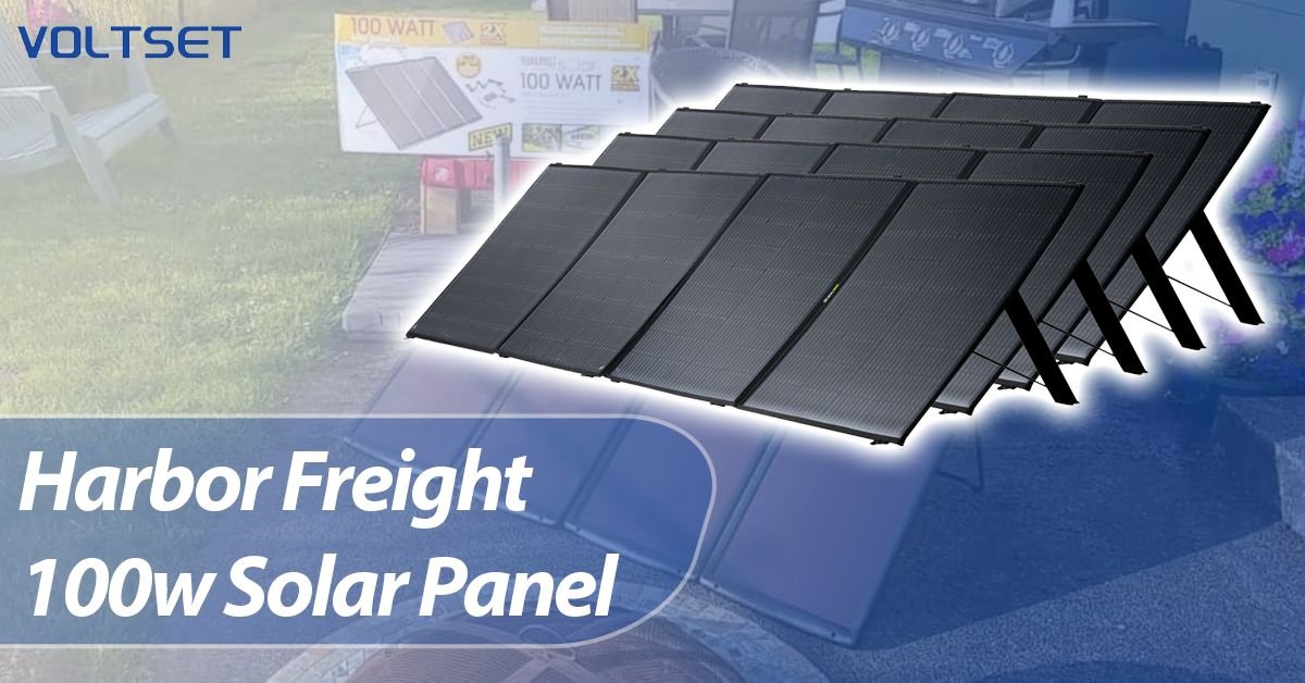 Harbor Freight 100W Solar Panel | One Best Panel | VOLTSET 1 Harbor Freight 100W Solar Panel Featured Image