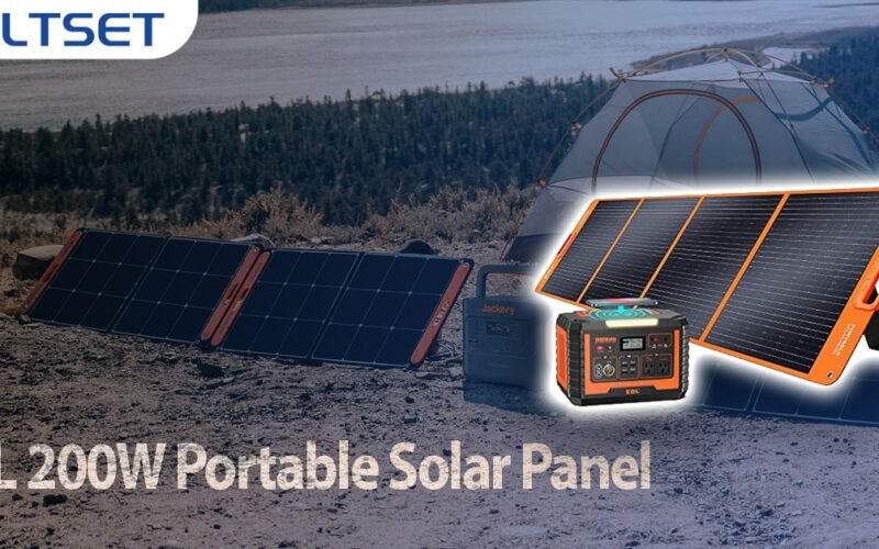 EBL 200W Portable Solar Panel Featured Image