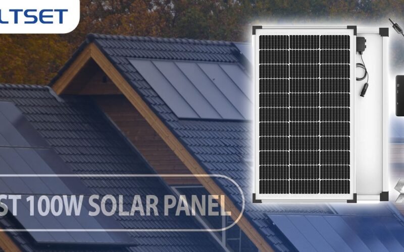 Best 100W Solar Panel VoltSet 100W 12V Panel Featured Image