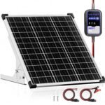Voltset 50W Solar Panel Kit, 12V Solar Battery Trickle Charger & Maintainer with MPPT Charge Controller, Waterproof Solar Panel Battery Charger for Car RV Boat Marine Trailer