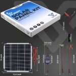 Voltset 12V Solar Battery Charger with LCD Voltage Tester - 20W Solar Trickle Charger with Smart MPPT Controller - Waterproof Battery Maintainer for Boat Marine Trailer RV Lawn Mower - Image 7