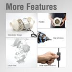 Voltset Inline Duct Fan: 4 Inch Exhaust Fan with On/Off Switch, Quiet Vent Fan for 3D Printer, High Efficiency Ventilation Fan for Laser Cutter, Attic, Hydroponics, Bathroom. - Image 4