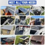 Voltset 12V Solar Battery Charger with LCD Voltage Tester - 20W Solar Trickle Charger with Smart MPPT Controller - Waterproof Battery Maintainer for Boat Marine Trailer RV Lawn Mower - Image 9